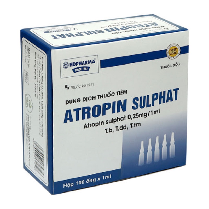 Thuốc chống nôn cho chó mèo Atropin